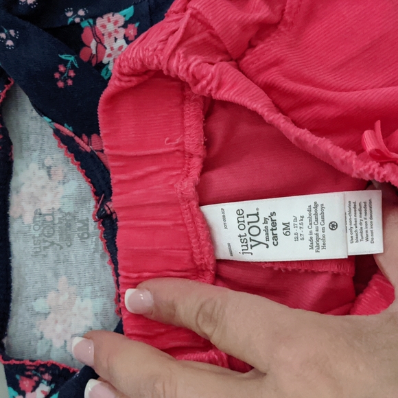 Floral Long Sleeve Top and Pink Pants Set - Picture 5 of 7